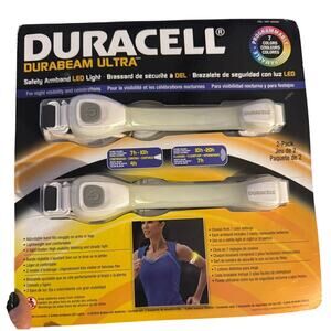 Duracell Durabeam Ultra Safety Armband LED Light 2 Pack with 7 colors 2 mode CA4
